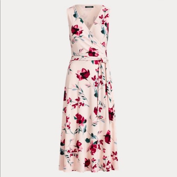 Ralph Lauren Size 4 “pale” pink floral dress - Picture 3 of 6